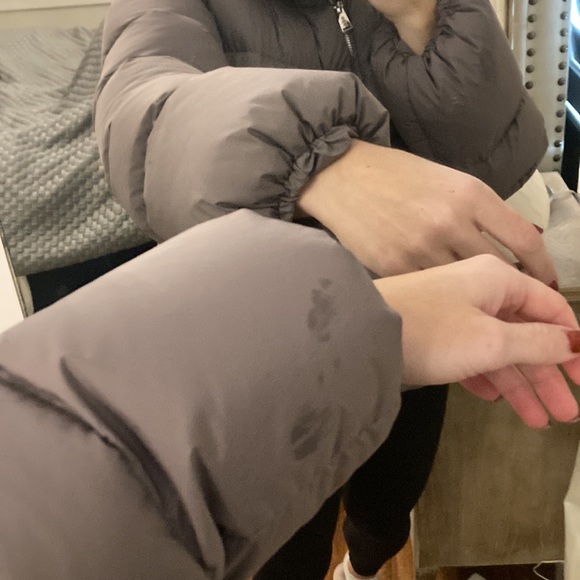 ADD Down Wonen’s Puffer Coat Grey Size Small - Picture 5 of 16